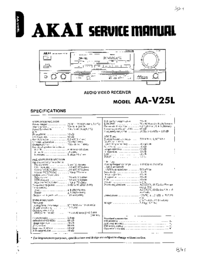 Akai AA-V25L  Akai AA AA-V25L AA-V25L.pdf