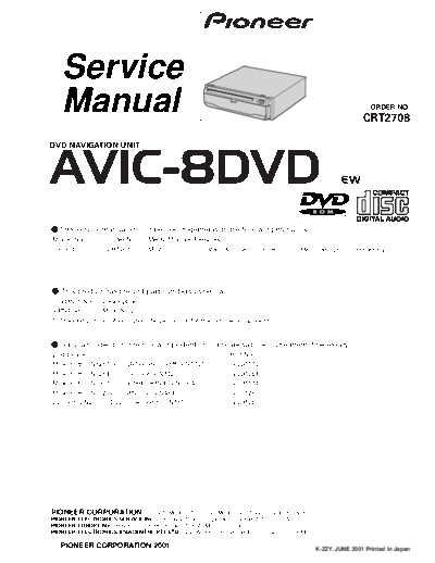 Pioneer AVIC-8DVD  Pioneer AVIC AVIC-8DVD Pioneer AVIC-8DVD.pdf
