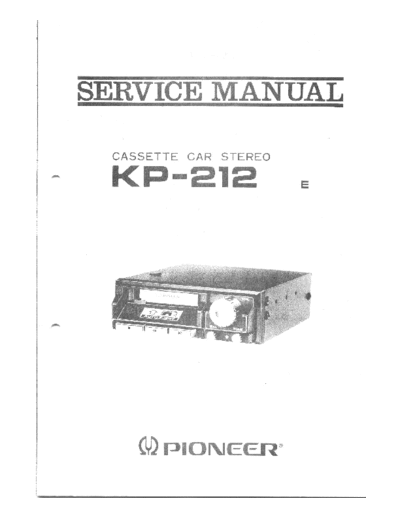 Pioneer KP-212  Pioneer KP KP-212 PIONEER KP-212.pdf