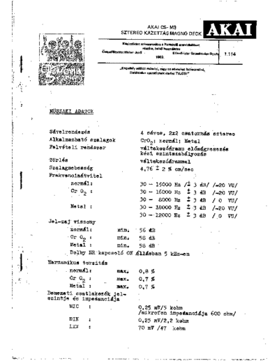 Akai CS-M3  Akai CS CS-M3 CS-M3.pdf