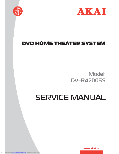 Akai DV-R4200SS Ver 2  Akai DV DV-R4200SS DV-R4200SS Ver 2.pdf