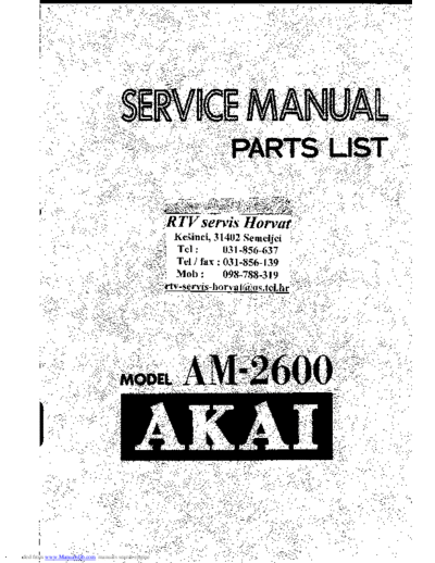 Akai AM-2600 Ver 1  Akai AM AM-2600 AM-2600 Ver 1.pdf