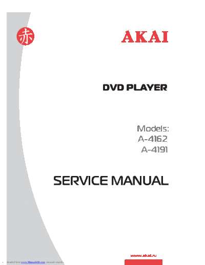 Akai A-4162 & 4191 Ver 2  Akai A A-4162 & 4191 A-4162 & 4191 Ver 2.pdf