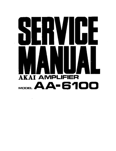 Akai AA-6100  Akai AA AA-6100 AA-6100.pdf