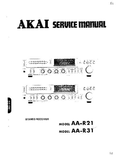 Akai AA-R21 & 31  Akai AA AA-R21 & 31 AA-R21 & 31.pdf