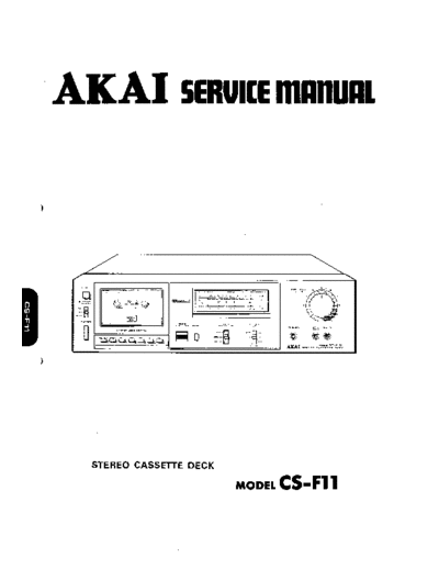 Akai CS-F11  Akai CS CS-F11 CS-F11.pdf