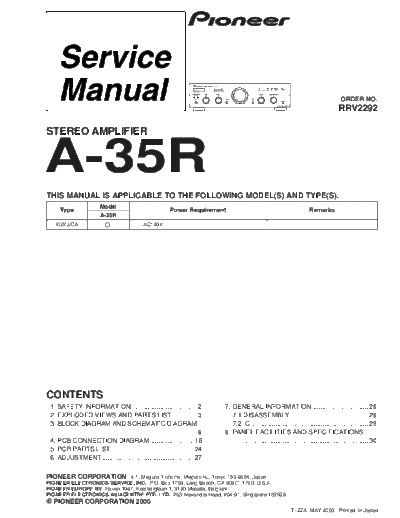 Pioneer A-35R  Pioneer A A-35R A-35R.pdf