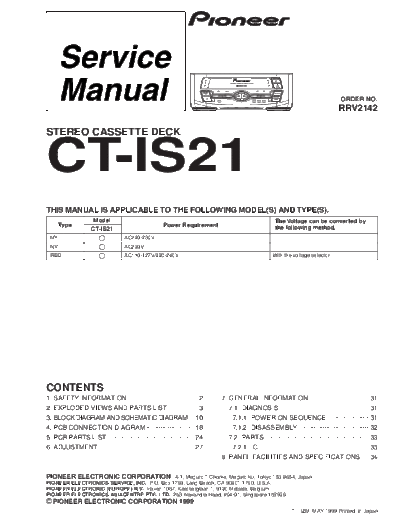 Pioneer CT-IS21  Pioneer CT CT-IS21 CT-IS21.pdf