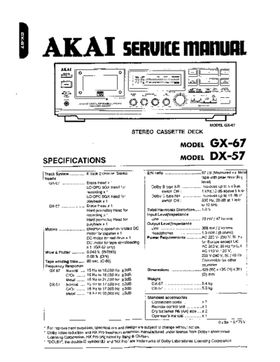 Akai GX-67  Akai GX GX-67 GX-67.pdf