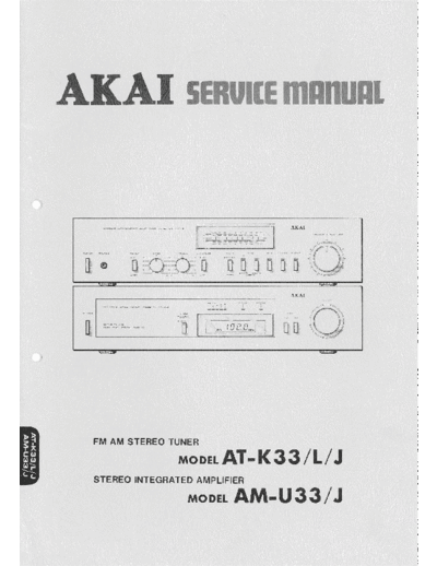 Akai AM-U33  Akai AM AM-U33 AM-U33.pdf