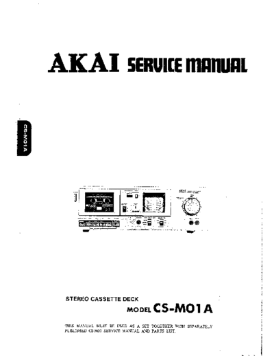 Akai CS-MO1A  Akai CS CS-MO1A CS-MO1A.pdf