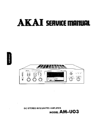 Akai AM-U03 Ver 1  Akai AM AM-U03 AM-U03 Ver 1.pdf