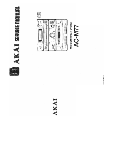 Akai AC-M77  Akai AC AC-M77 AC-M77.pdf