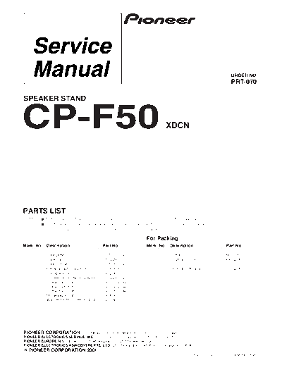 Pioneer CP-F50  Pioneer CP CP-F50 CP-F50.pdf