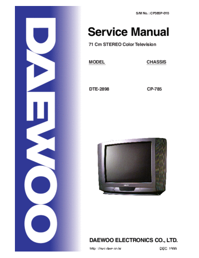 Daewoo CP-785  Daewoo hassis CP CP-785 CP-785.pdf