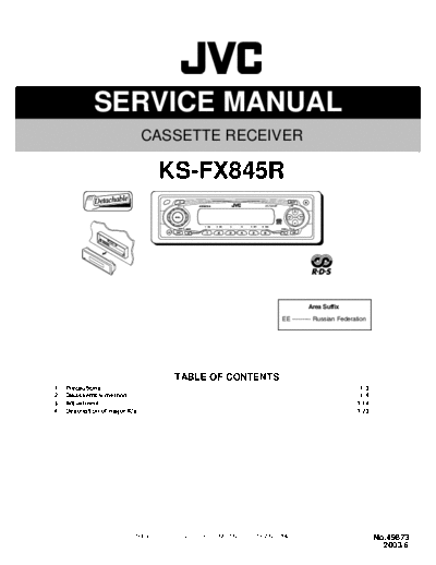 JVC KS-FX845R  JVC Car Audio KS-FX845R.pdf