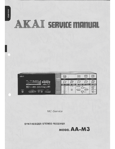 Akai AA-M3  Akai AA AA-M3 AA-M3.pdf