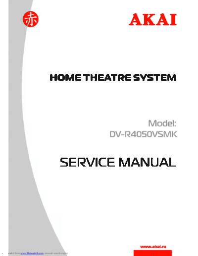 Akai DV-R4050VSMK  Akai DV DV-R4050VSMK DV-R4050VSMK.pdf