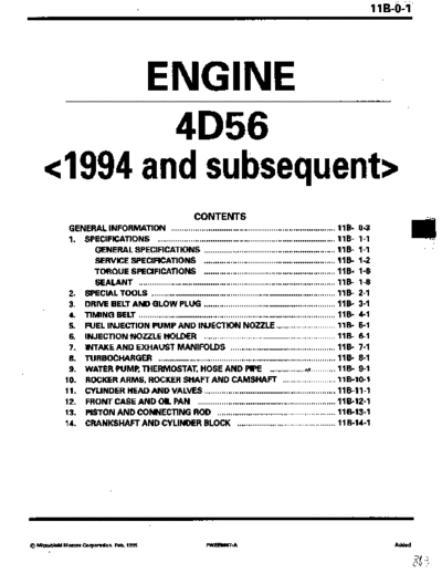 MITSUBISHI 11B  MITSUBISHI Engines Manuals 4D5 11B.pdf