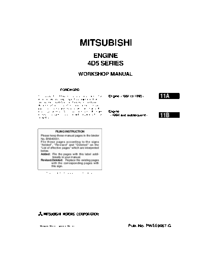 MITSUBISHI G-TITLE  MITSUBISHI Engines Manuals 4D5 G-TITLE.pdf