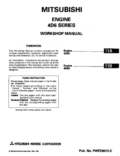 MITSUBISHI G-TITLE  MITSUBISHI Engines Manuals 4D6 G-TITLE.pdf