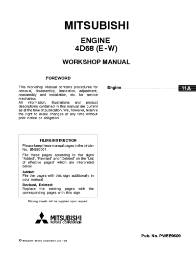 MITSUBISHI G-TITLE  MITSUBISHI Engines Manuals 4D68-EW G-TITLE.pdf
