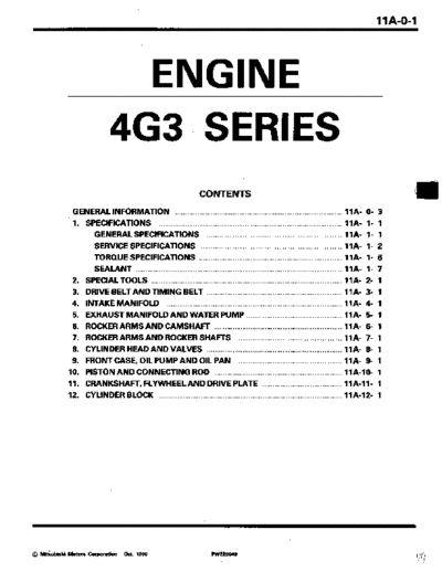 MITSUBISHI 11A  MITSUBISHI Engines Manuals 4G3 11A.pdf