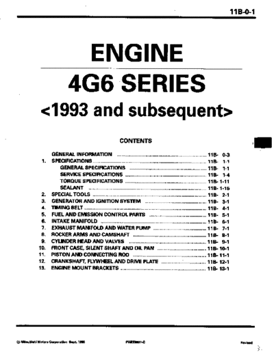 MITSUBISHI 11B  MITSUBISHI Engines Manuals 4G6 11B.pdf