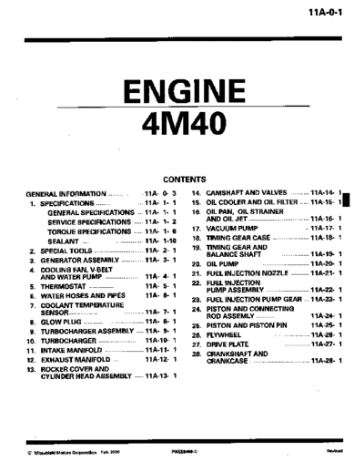 MITSUBISHI 11A  MITSUBISHI Engines Manuals 4M4 11A.pdf