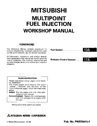 MITSUBISHI G-TITLE  MITSUBISHI Engines Manuals MPI+Emissions G-TITLE.pdf