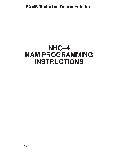 NOKIA NAMPROG  NOKIA Mobile Phone Nokia_2160 NAMPROG.PDF