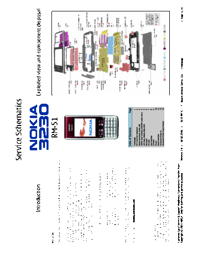 NOKIA 3230 RM-51 Schematics V1 0  NOKIA Mobile Phone Nokia_3230 3230_RM-51_Schematics_V1_0.pdf