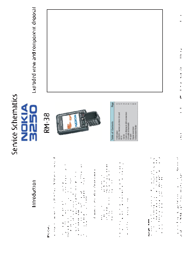 NOKIA 3250 schematics  NOKIA Mobile Phone Nokia_3250 3250_schematics.pdf