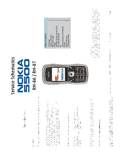 NOKIA 5500 RM-86 RM-87 schematics V1 0  NOKIA Mobile Phone Nokia_5500 5500_RM-86_RM-87_schematics_V1_0.pdf