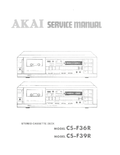 Akai CS-F36R & 39R  Akai CS CS-F36R & 39R CS-F36R & 39R.pdf