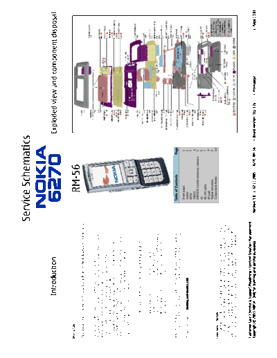 NOKIA 6270 schematics  NOKIA Mobile Phone Nokia_6270 6270_schematics.pdf