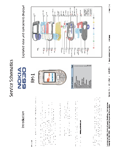 NOKIA 6630 RM-1 schematics 2 0  NOKIA Mobile Phone Nokia_6630 6630_RM-1_schematics_2_0.pdf