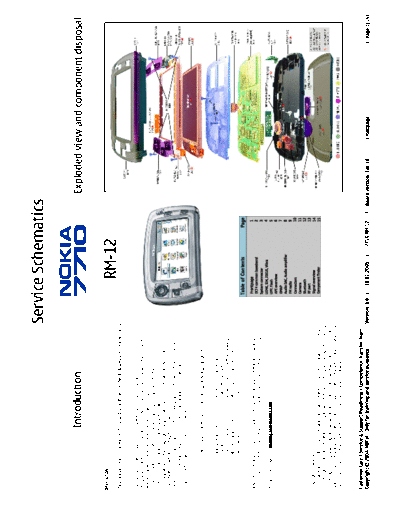 NOKIA 7710 RM-12 schematics 3 0-Jan11-082757  NOKIA Mobile Phone Nokia_7710 7710_RM-12_schematics_3_0-Jan11-082757.pdf