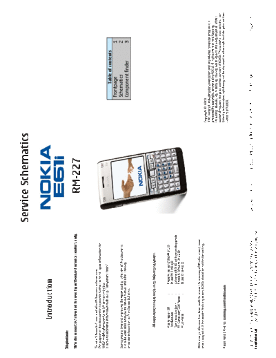 NOKIA E61i RM-227 schematics  NOKIA Mobile Phone Nokia_E61i E61i_RM-227_schematics.pdf