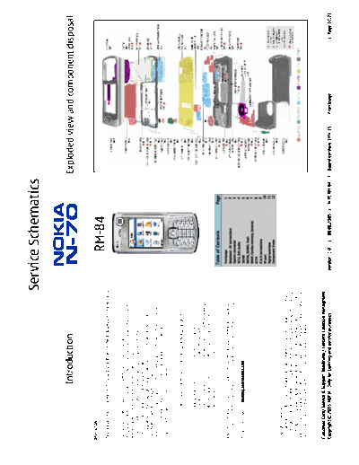 NOKIA n70 RM-84 schematics 1 0  NOKIA Mobile Phone Nokia_N70 N70_schematics n70_RM-84_schematics_1_0.pdf