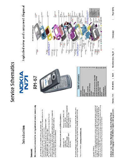 NOKIA N71 RM 67 schematics v2 0  NOKIA Mobile Phone Nokia_N71 N71_RM_67_schematics_v2_0.pdf