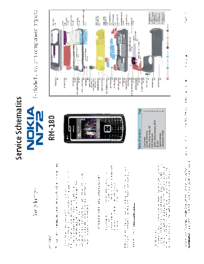 NOKIA N72 RM180 schematics  NOKIA Mobile Phone Nokia_N72 N72_schematics N72_RM180_schematics.pdf