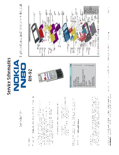 NOKIA N80 RM92 schematics  NOKIA Mobile Phone Nokia_N80 N80_schematics N80_RM92_schematics.pdf
