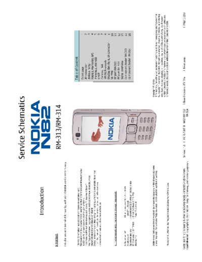 NOKIA N82 RM-313 RM-314 schematics  NOKIA Mobile Phone Nokia_N82 N82_RM-313_RM-314_schematics.pdf