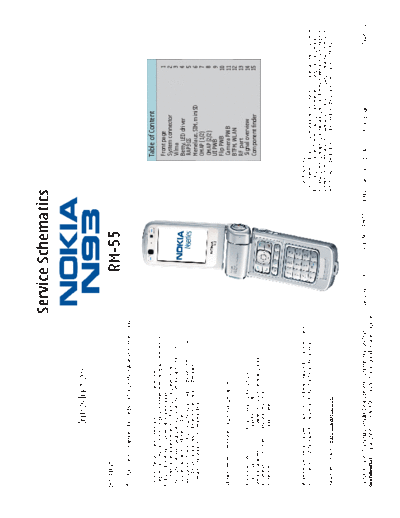 NOKIA N93 RM55 schematics  NOKIA Mobile Phone Nokia_N93 N93_schematics N93_RM55_schematics.pdf