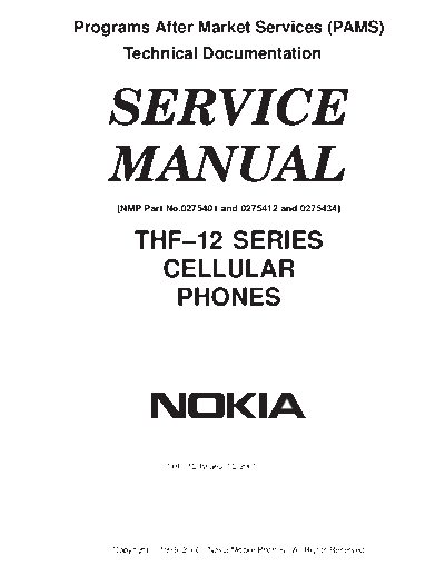 NOKIA 00FRONT  NOKIA Mobile Phone Nokia_Thf12 00FRONT.PDF