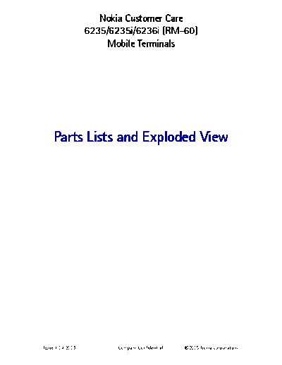 NOKIA 03rm60parts  NOKIA Mobile Phone 6235 03rm60parts.pdf