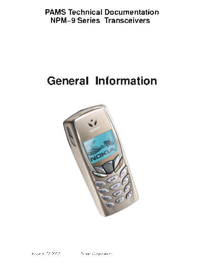 NOKIA 2-NMP9GEN  NOKIA Mobile Phone 6510 2-NMP9GEN.PDF