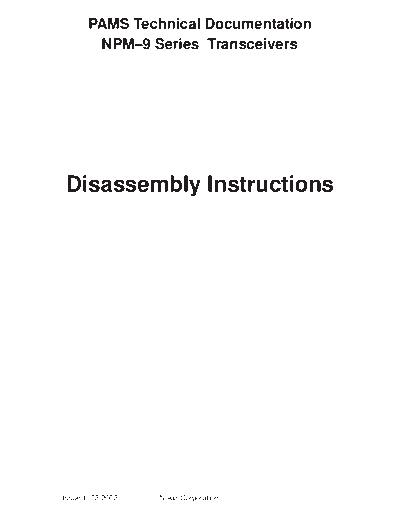 NOKIA 8-NPM9DISASS  NOKIA Mobile Phone 6510 8-NPM9DISASS.PDF