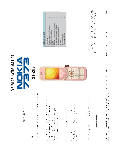 NOKIA 7373 RM-209 schematics V1 0  NOKIA Mobile Phone 7373 7373_RM-209_schematics_V1_0.pdf